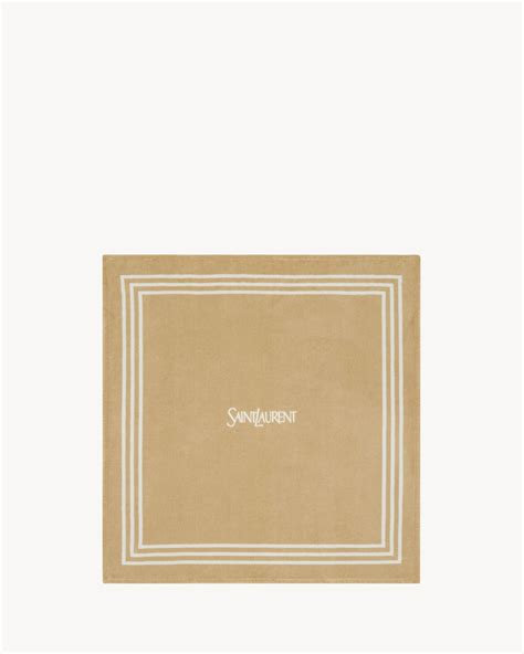 Serviette Saint Laurent 